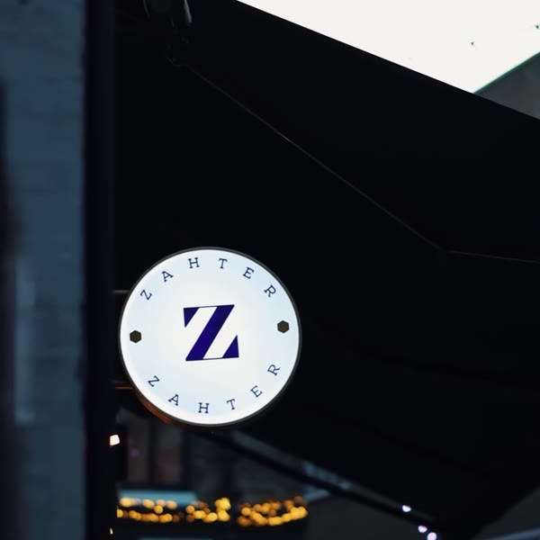 The Zahter sign on Foubert's Place